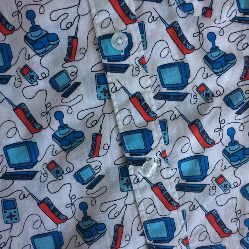 Men’s Original Penguin Slim Fit Gamer motif shirt - Picture 6 of 8